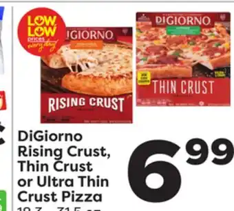 Weis Markets DiGiorno Rising Crust, Thin Crust or Ultra Thin Crust Pizza offer
