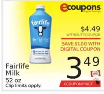 Weis Markets Fairlife Milk offer