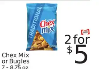 Weis Markets Chex Mix or Bugles offer