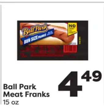 Weis Markets Ball Park Meat Franks offer