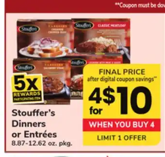 ACME Stouffer's Dinners or Entrées offer