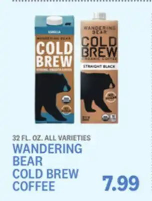 Kings Food Markets WANDERING BEAR COLD BREW COFFEE offer