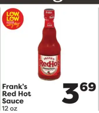 Weis Markets Frank's Red Hot Sauce offer