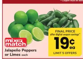 ACME Jalapeño Peppers or Limes offer