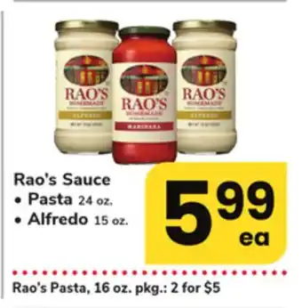 ACME Rao's Sauce offer