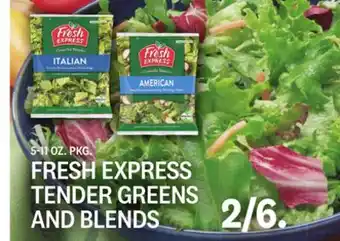 Kings Food Markets FRESH EXPRESS TENDER GREENS AND BLENDS offer