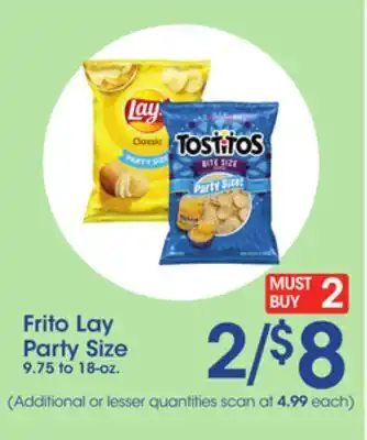 Price Rite Frito Lay Party Size offer