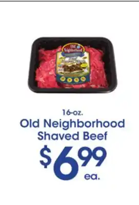 Price Rite Old Neighborhood Shaved Beef offer
