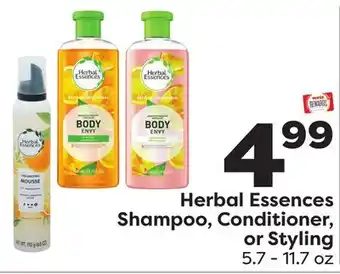 Weis Markets Herbal Essences Shampoo, Conditioner, or Styling offer