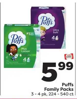 Weis Markets Puffs Family Packs offer