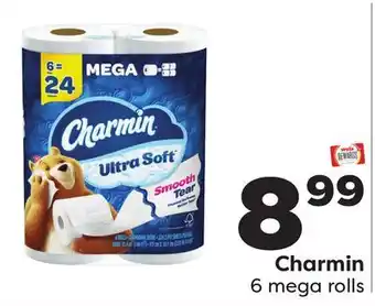Weis Markets Charmin 6 mega rolls offer