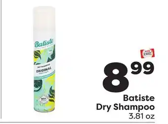 Weis Markets Batiste Dry Shampoo offer