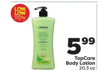 Weis Markets TopCare Body Lotion offer