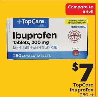 Weis Markets TopCare Ibuprofen offer