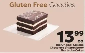 Weis Markets The Original Cakerie Chocolate or Strawberry Shortcake Cakes offer