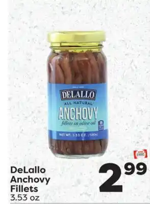 Weis Markets DeLallo Anchovy Fillets offer