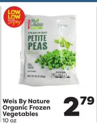 Weis Markets Weis By Nature Organic Frozen Vegetables offer