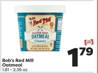 Weis Markets Bob's Red Mill Oatmeal offer