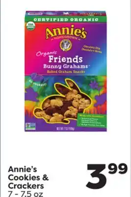 Weis Markets Annie's Cookies & Crackers offer