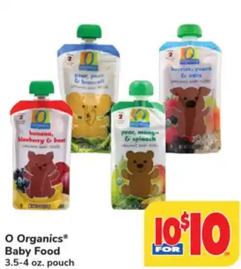 ACME O Organics Baby Food offer