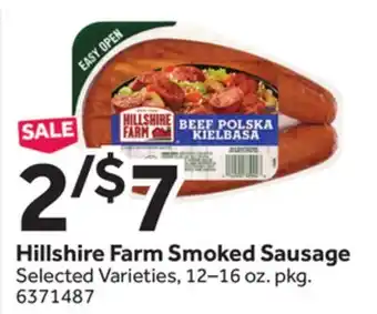 Stop&Shop Hillshire Farm Smoked Sausage offer