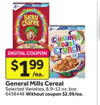Stop&Shop General Mills Cereal offer