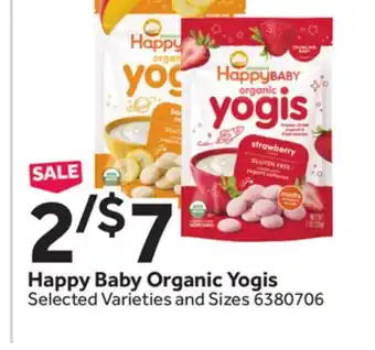 Stop&Shop Happy Baby Organic Yogis offer