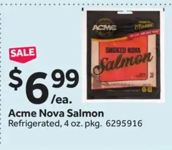 Stop&Shop Acme Nova Salmon offer
