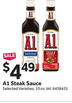 Stop&Shop A1 Steak Sauce offer