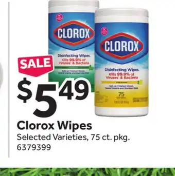 Stop&Shop Clorox Wipes offer