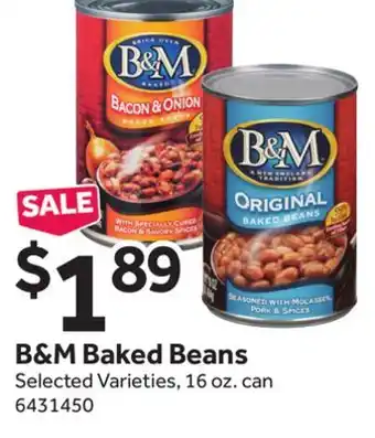 Stop&Shop B&M Baked Beans offer