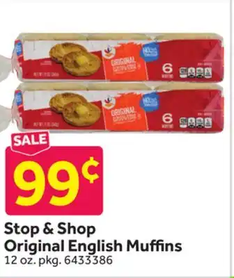 Stop&Shop Stop & Shop Original English Muffins offer