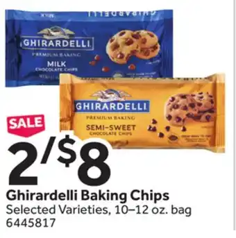 Stop&Shop Ghirardelli Baking Chips offer
