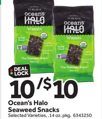 Stop&Shop Ocean's Halo Seaweed Snacks offer