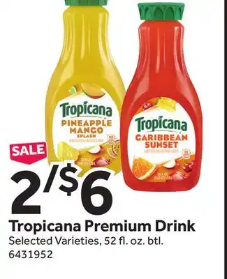 Stop&Shop Tropicana Premium Drink offer