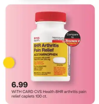 CVS CVS Health 8HR arthritis pain relief caplets offer