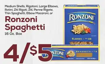 DeCicco & Sons Ronzoni Spaghetti offer