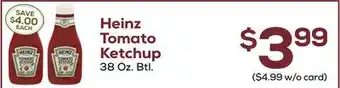 DeCicco & Sons Heinz Tomato Ketchup offer