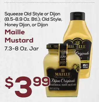 DeCicco & Sons Maille Mustard 7.3-8 Oz. Jar offer