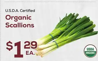 DeCicco & Sons Organic Scallions offer