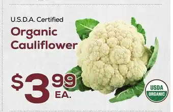 DeCicco & Sons Organic Cauliflower offer