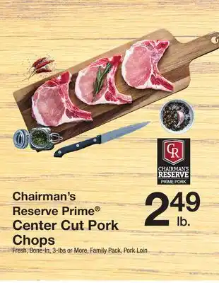 The Fresh Grocer Prime Center Cut Pork Chops offer
