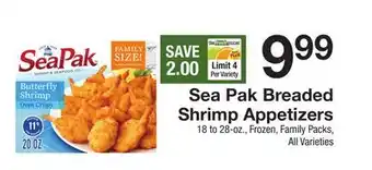 The Fresh Grocer Breaded Shrimp Appetizers offer