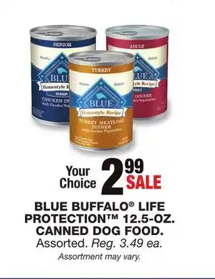 Blain's Farm & Fleet BLUE BUFFALO LIFE PROTECTION 12.5-OZ. CANNED DOG FOOD offer