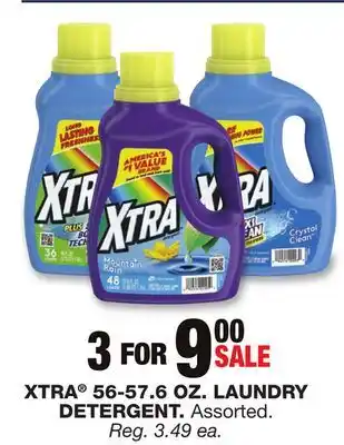 Blain's Farm & Fleet XTRA 56-57.6 OZ. LAUNDRY DETERGENT offer