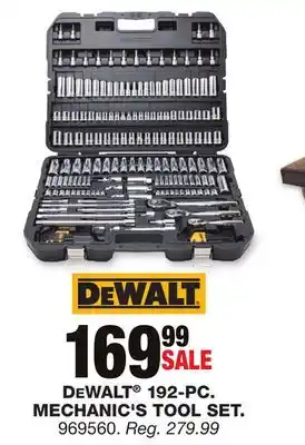 Blain's Farm & Fleet DEWALT 192-PC. MECHANIC'S TOOL SET offer