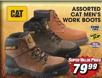 Big 5 Assorted Cat Men's Work Boots offer
