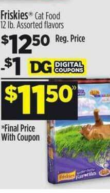 Dollar General Friskies® Cat Food offer