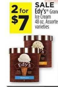 Dollar General Edy's® Grand Ice Cream 48 Oz. offer