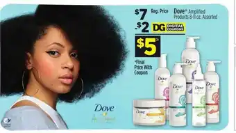 Dollar General Dove® Amplified Products offer